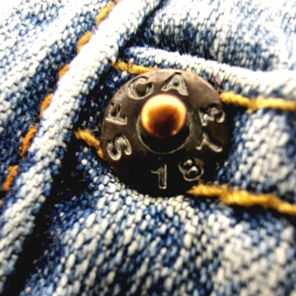 Levi's Vtg Misses 12 Medium Cotton Stretch Jeans - Picture 5 of 14